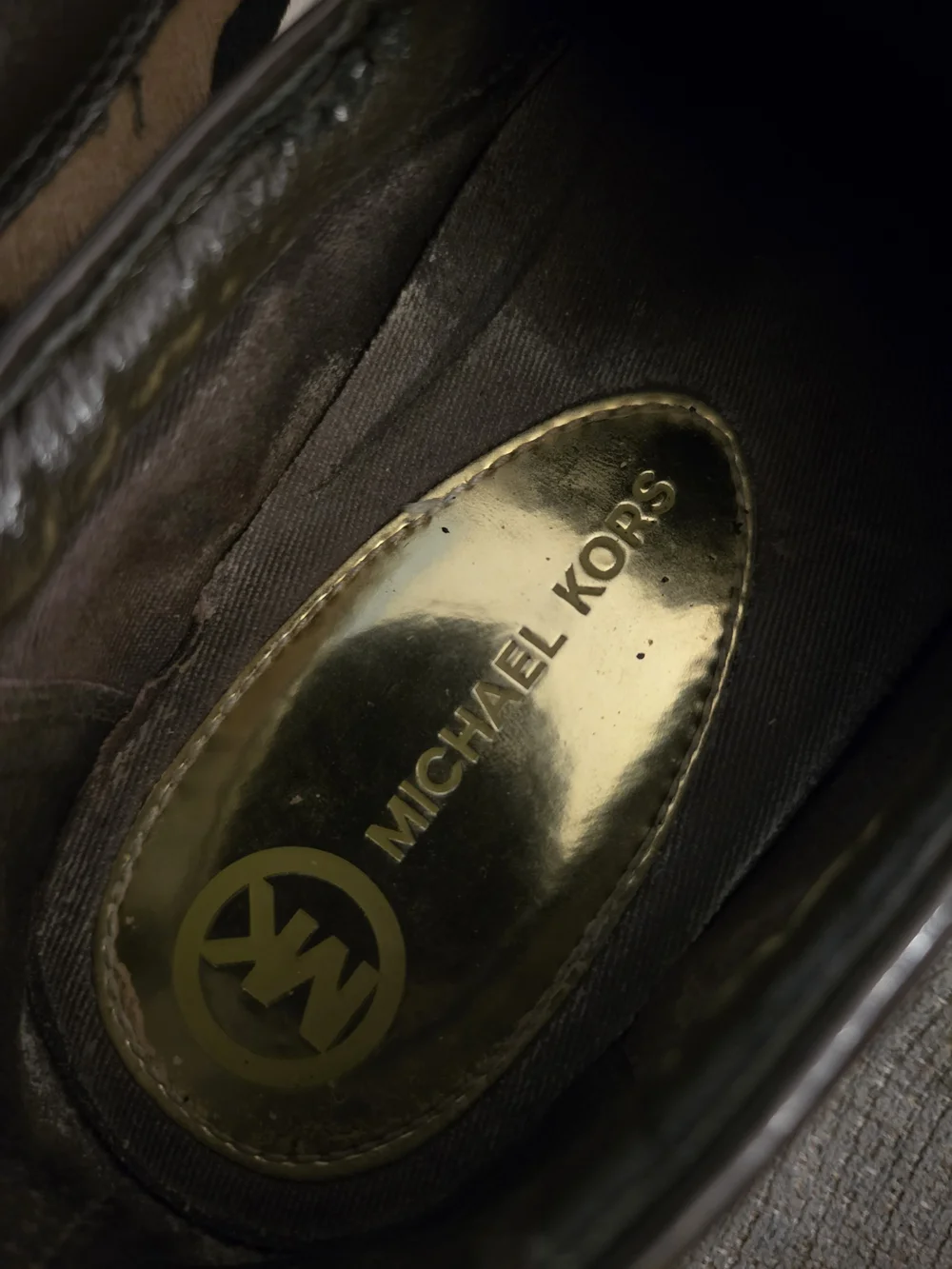 Michael Kors Camo Slip-On Sneakers in Brown and Black